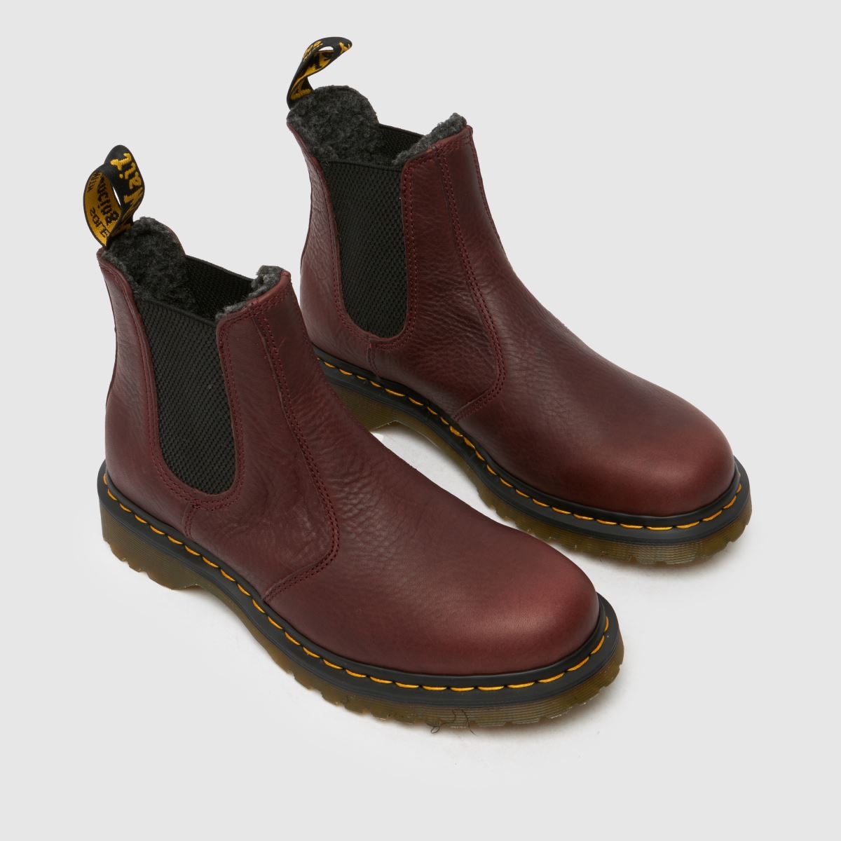 Dr. Martens 2976 bordó chelsea csizma
