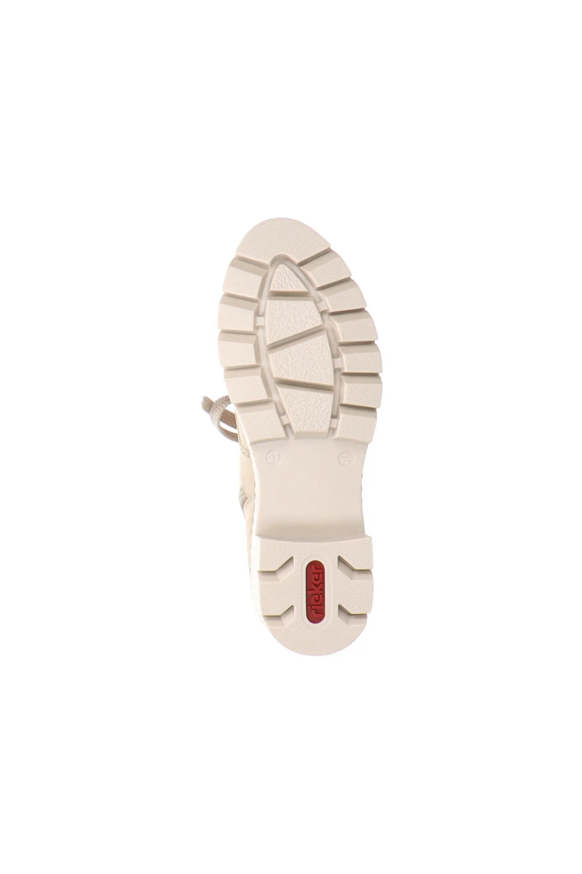 Rieker  Stiefelette - Beige - Flacher Absatz