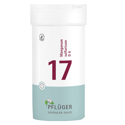 BIOCHEMIE Pflüger 17 Manganum sulfuricum D 6 Tabl.  400 St  Tabletten
