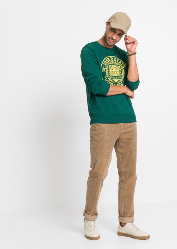Regular Fit Stretch-Cordhose mit Komfortschnitt