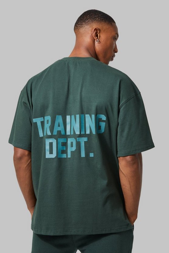 Oversize T-Shirt mit Active Training Dept Print