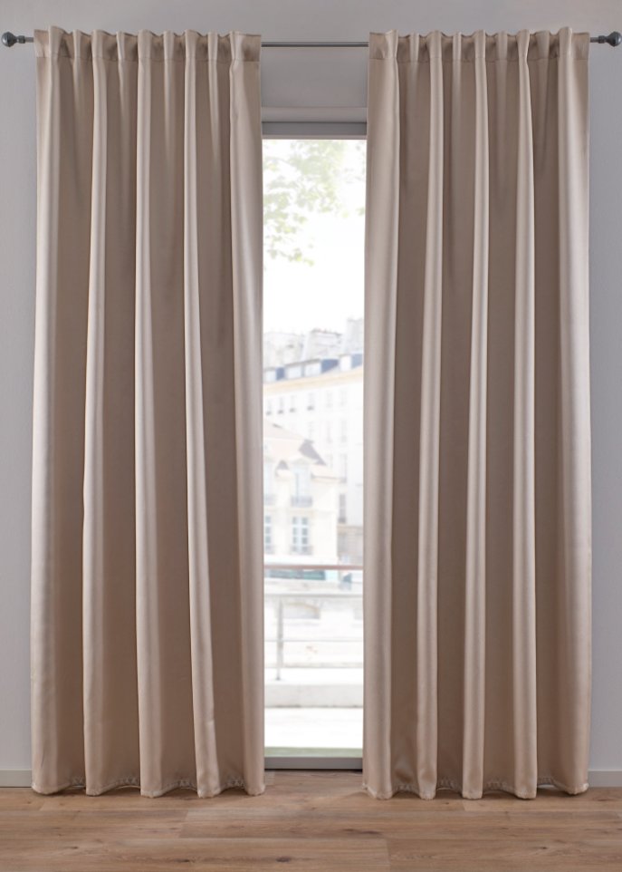 Jacquard Verdunkelungsvorhang (1er Pack)