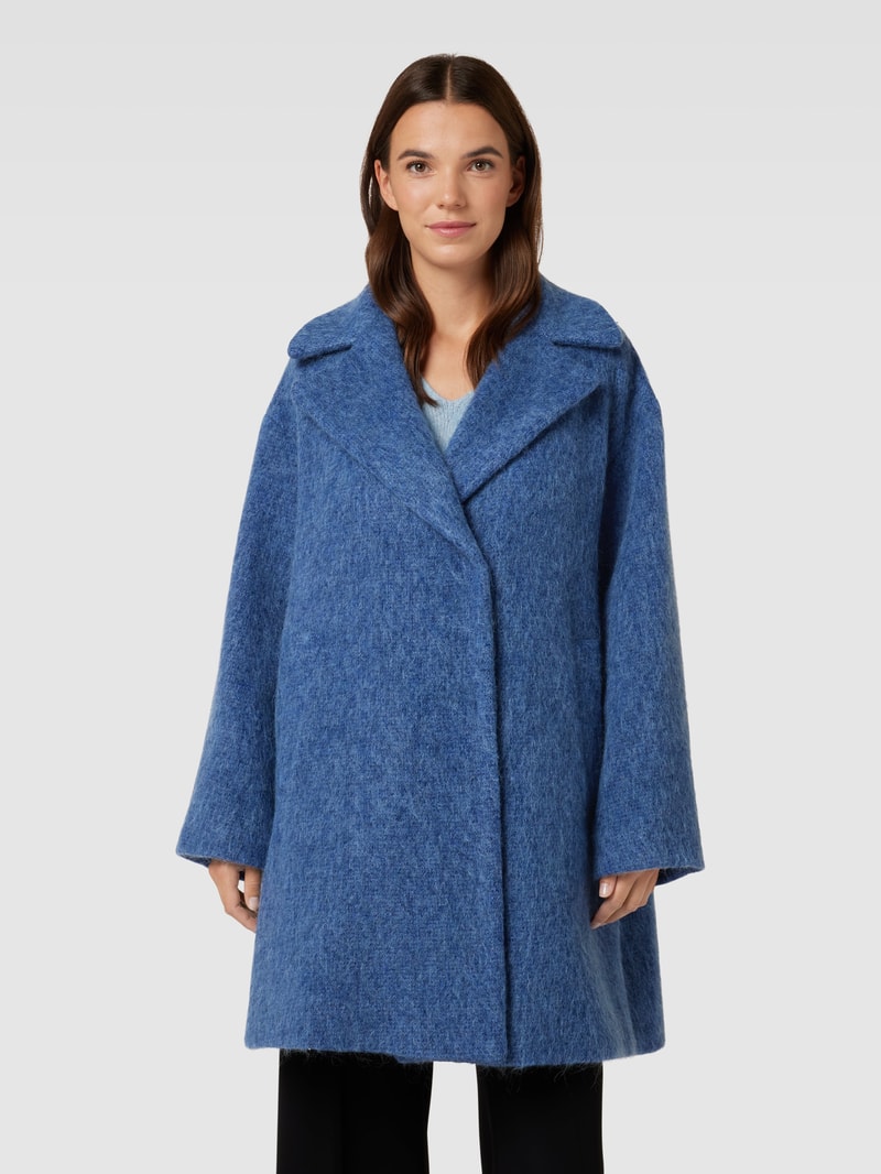 Mantel mit Reverskragen Modell 'PEPLI' in blau