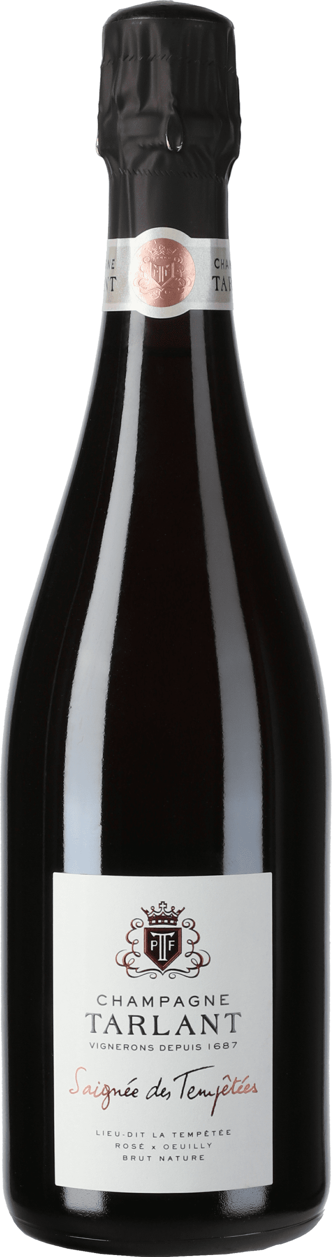 Tarlant: Champagne Rosé Saignée de Tempêtées Brut Nature 2015