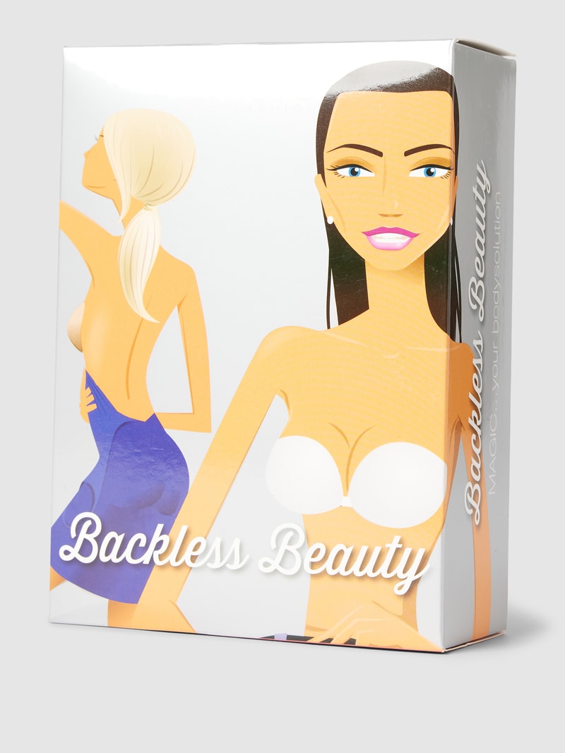 BH mit Push-up-Effekt Modell 'Backless Beauty' in schwarz