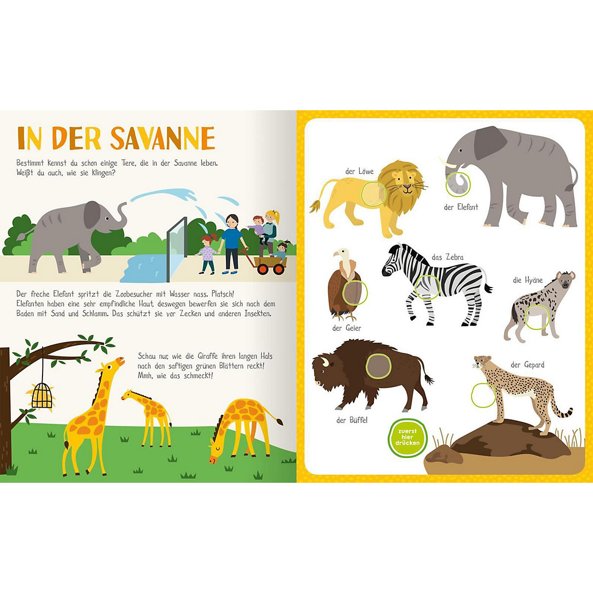 Mein sprechendes Soundbuch - Tiere im Zoo