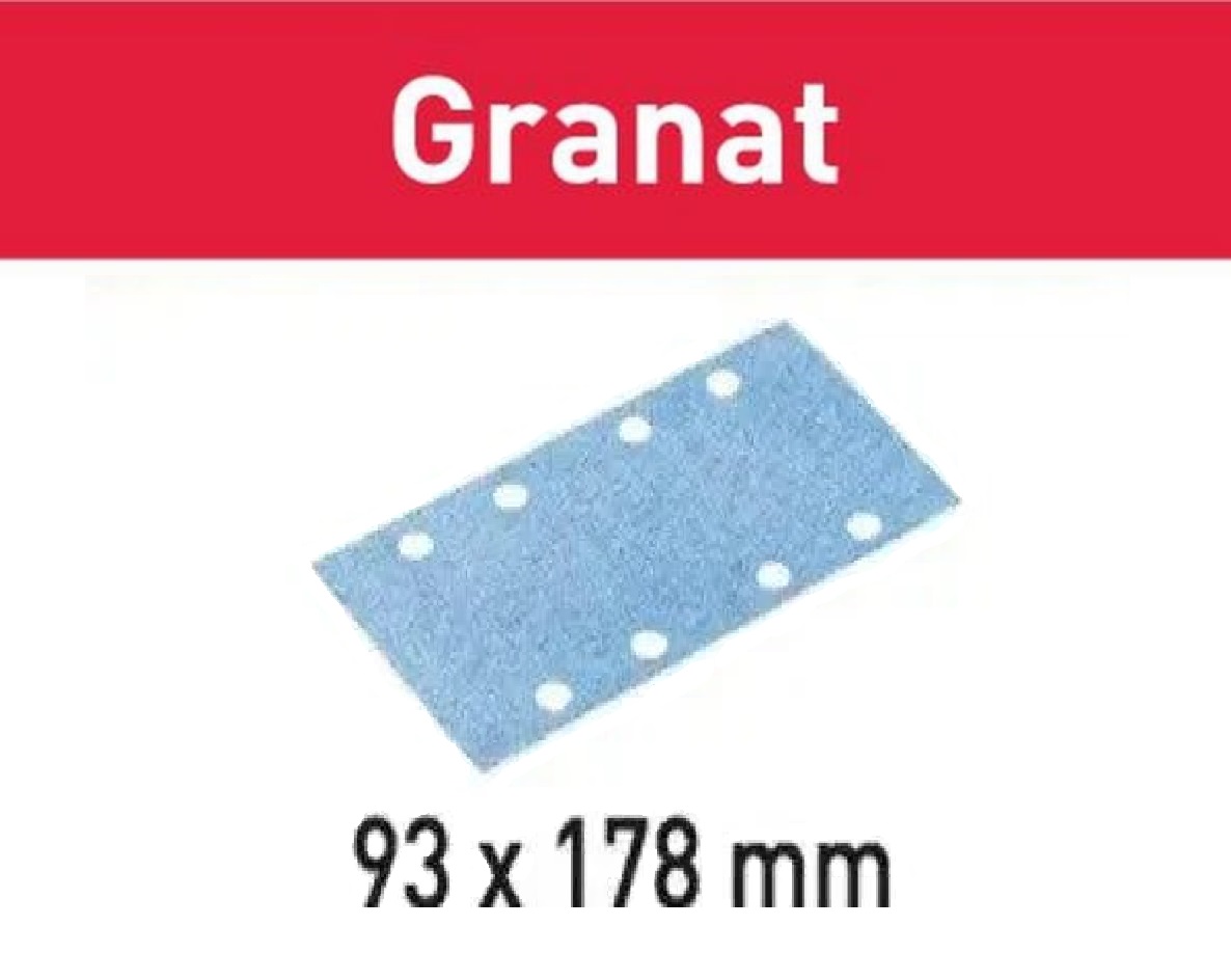 Αξεσουάρ Festool 498936 Ταινίες λείανσης Granat STF 93x178/8 P120 GR/100
