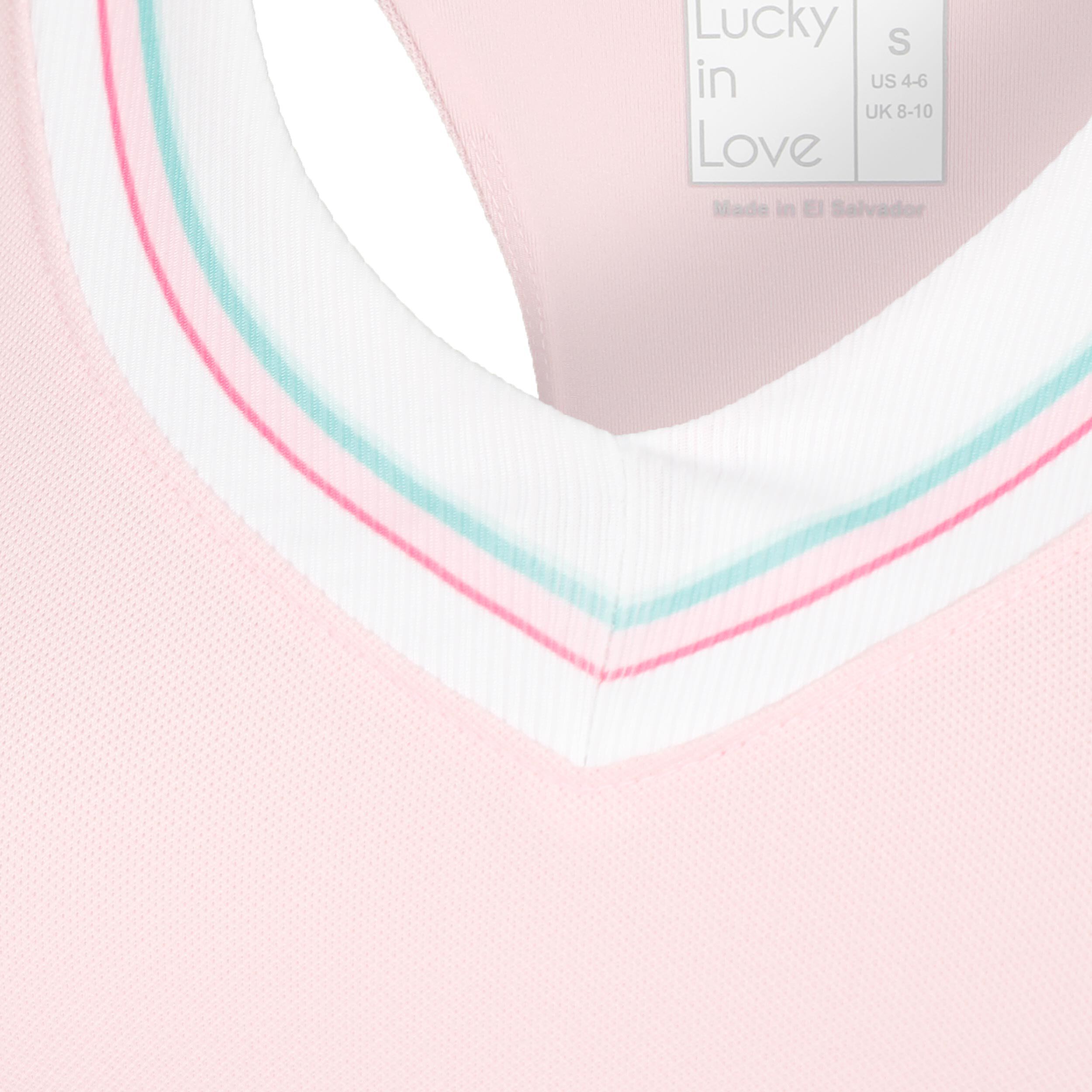 Retro Love Tank-Top Damen - Rosa