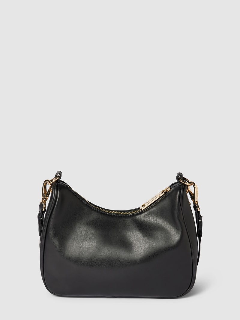 Handtasche mit Label-Applikation Modell 'CHAMONIX RE' in schwarz