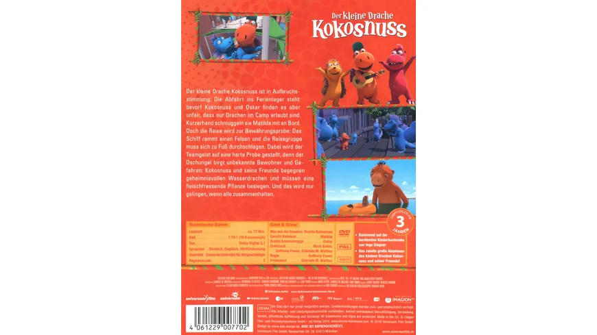Der kleine Drache Kokosnuss - Auf in den Dschungel!