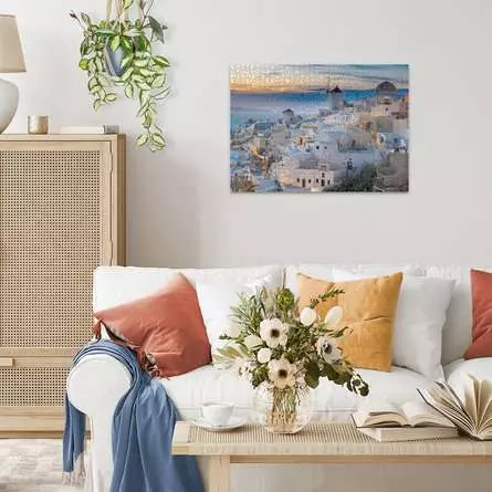Puzzle 1000 Teile - Abend über Santorini