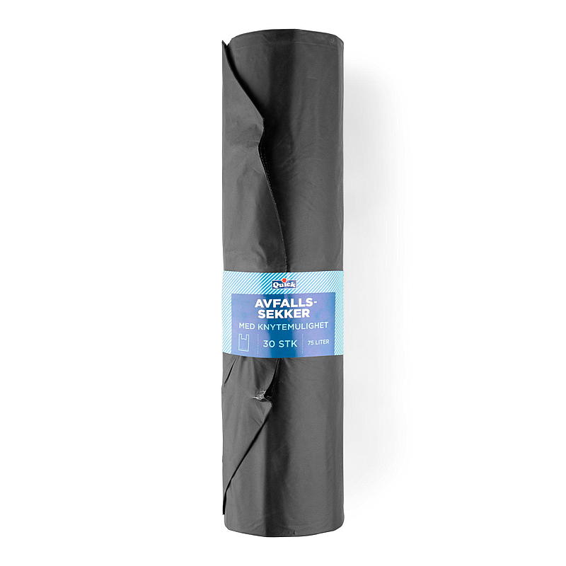 Quick Avfallsekk 30-pk sort Bestseller