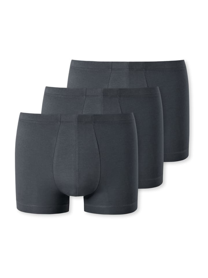 Schiesser Boxershorts Uncover in dunkelgrau günstig kaufen S