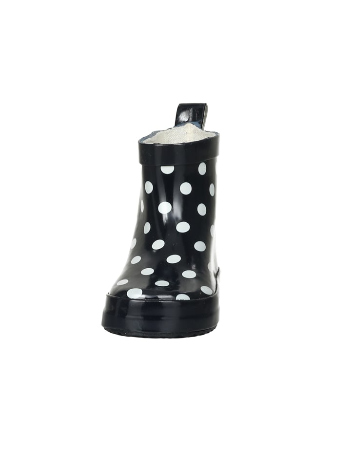 Playshoes Gummistiefel Halbschaft Punkte in Marine günstig kaufen