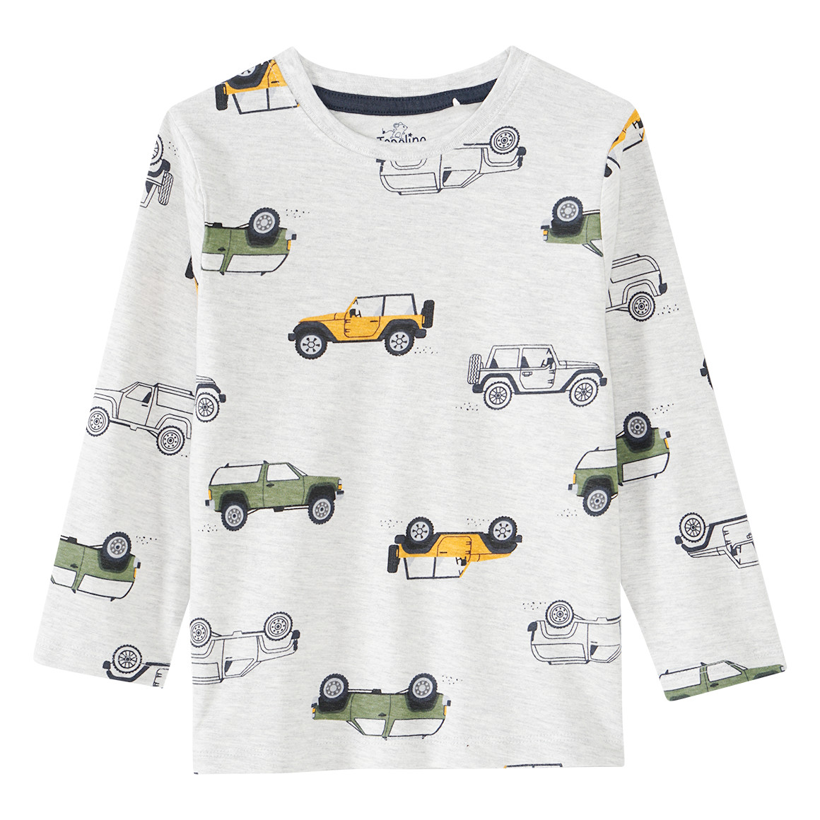 Jungen Schlafanzug mit Fahrzeug-Allover