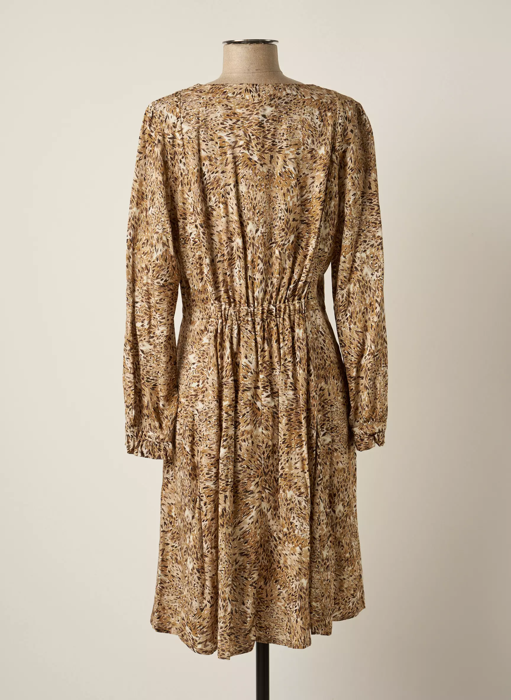 Julie Guerlande Robes Mi Longues Femme couleur beige