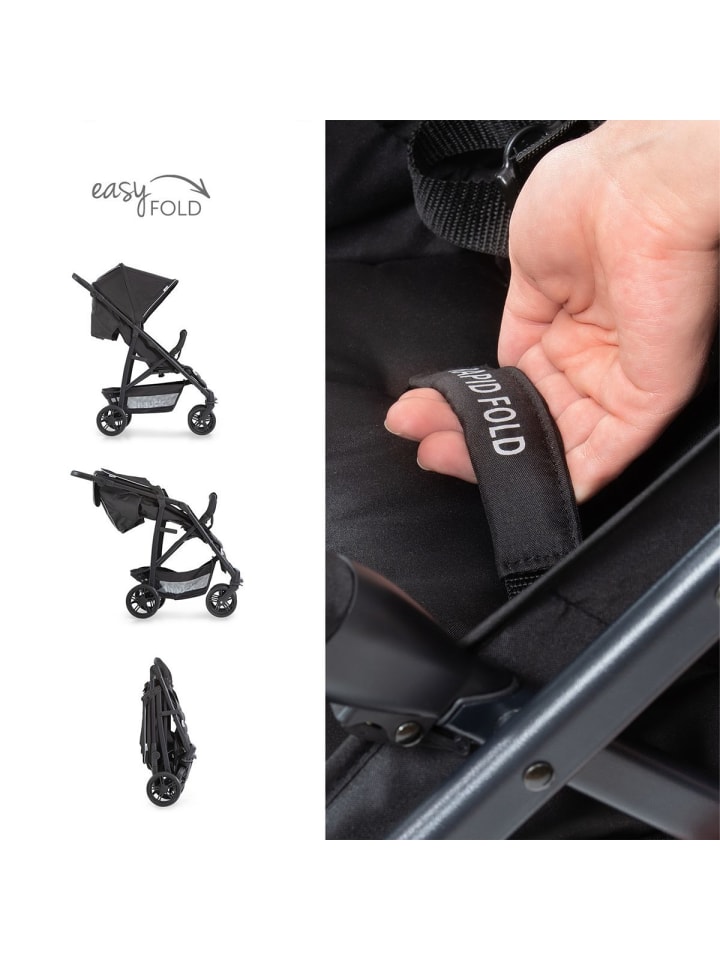 Hauck Buggy Rapid 4 inkl. XXL Zubehörpaket & Buggy-Lenkrad in schwarz günstig kaufen onesize