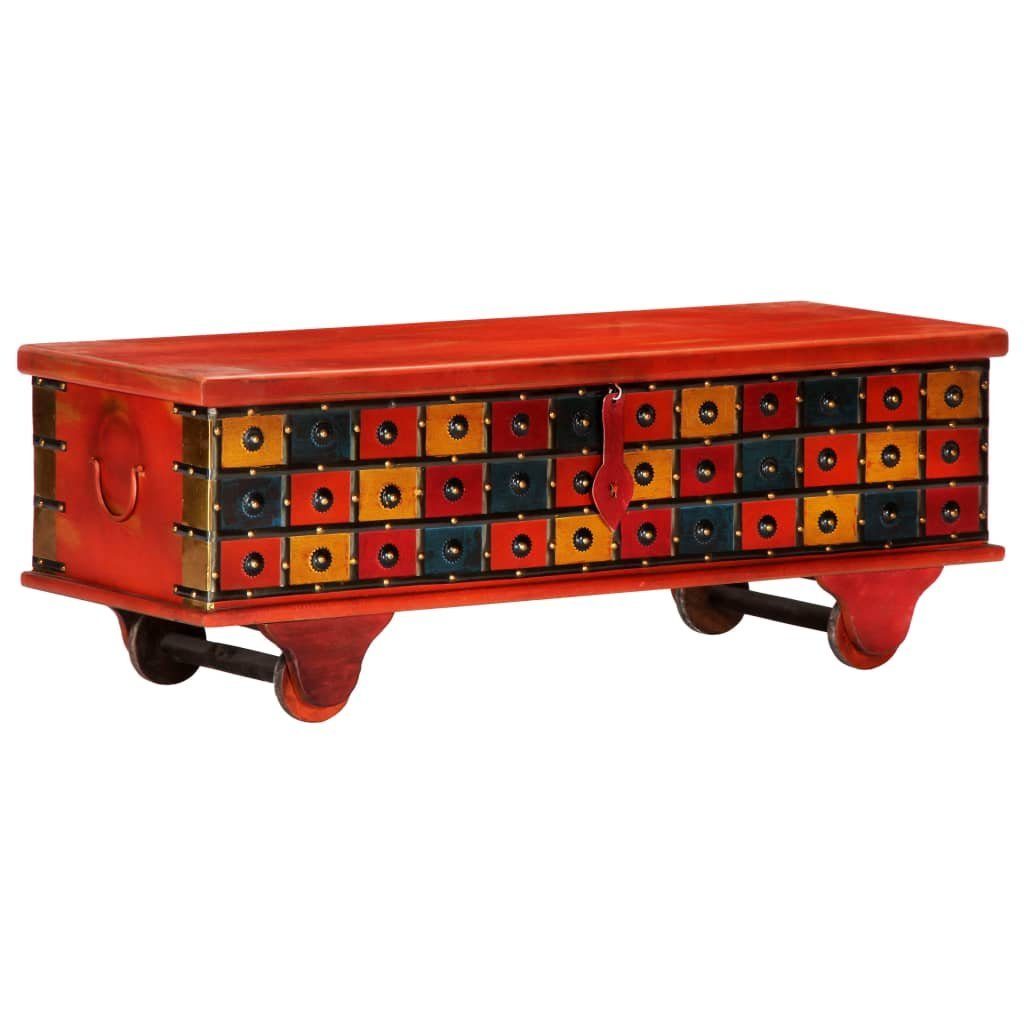 vidaXL Aufbewahrungsbox Aufbewahrungstruhe Rot 110 x 40 x 40 cm Massivholz Akazie