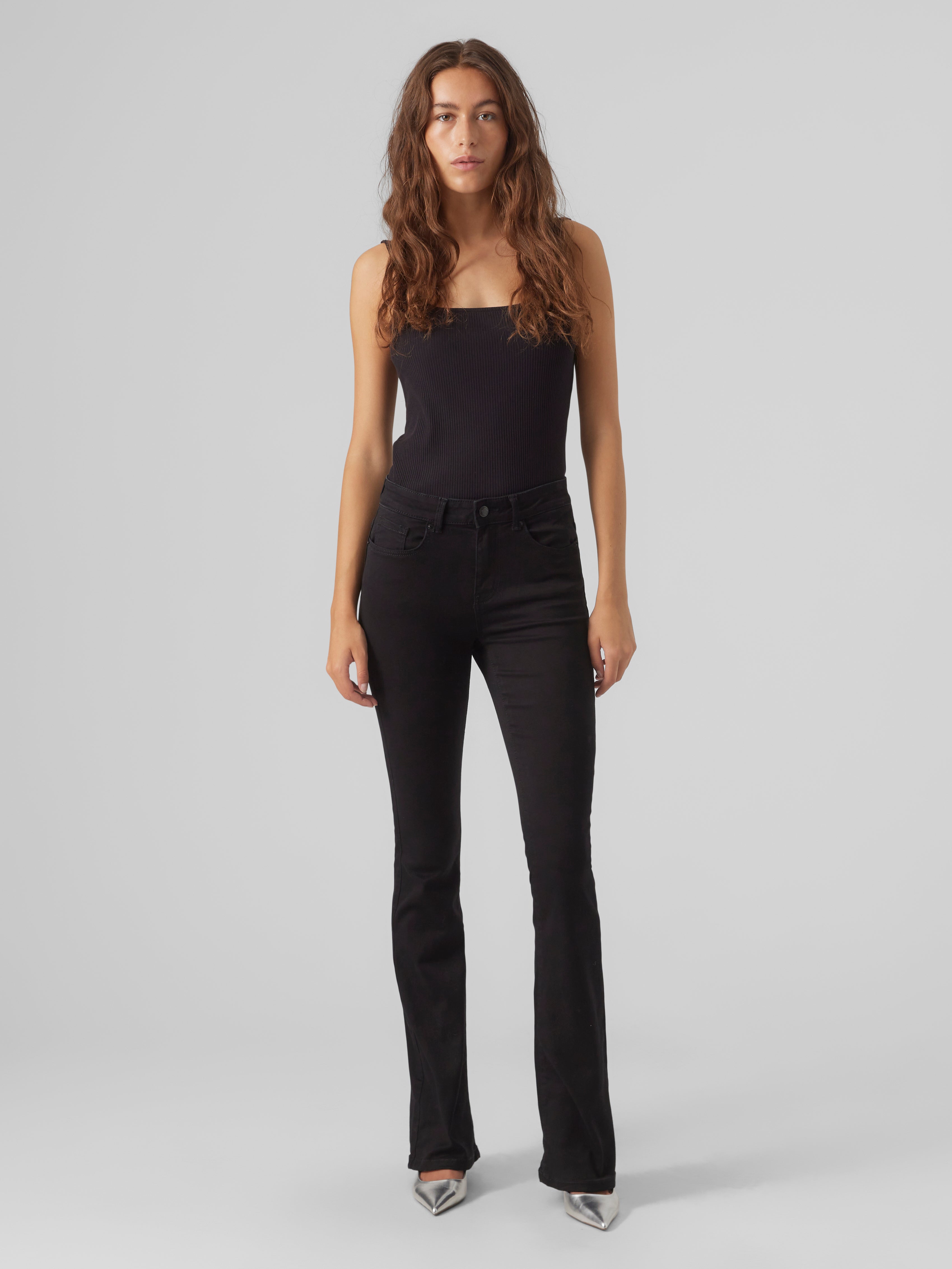 VMPEACHY Mid Rise Ausgestellt Jeans