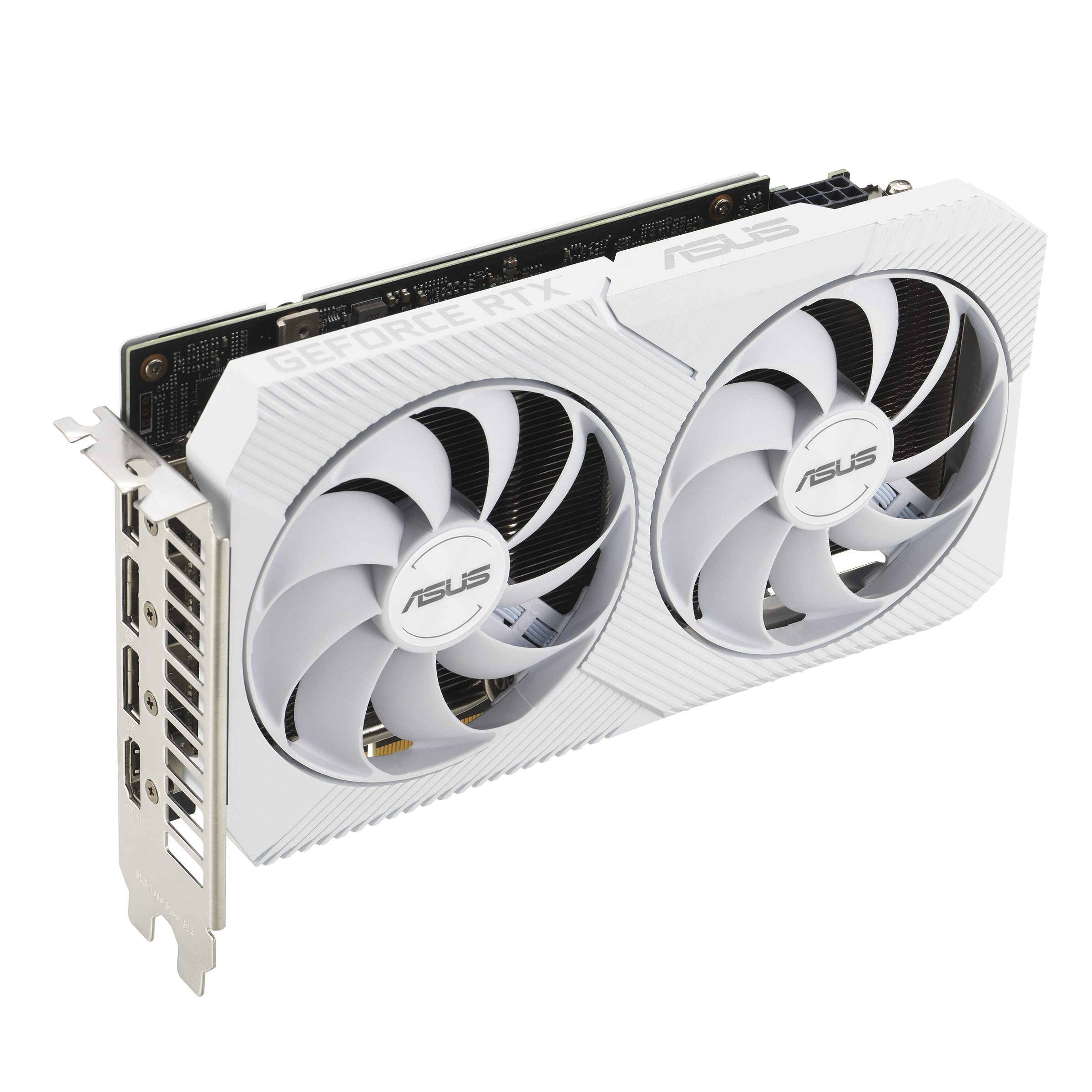 Asus DUAL-RTX3060-O8G-WHITE Grafikkarte (8 GB, GDDR6)