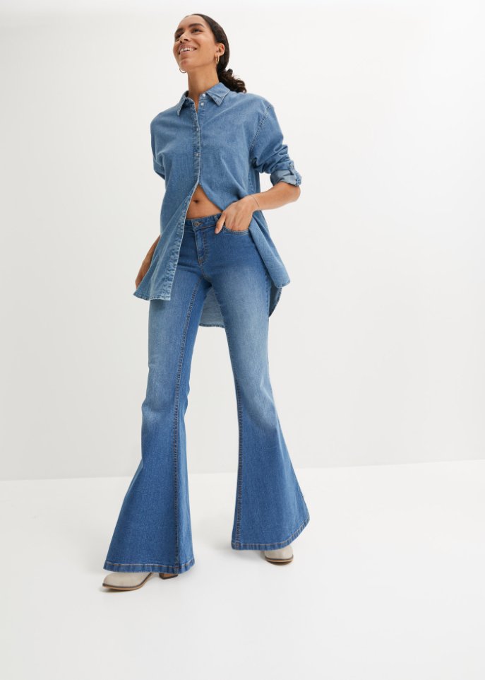 Schlagjeans Low Waist