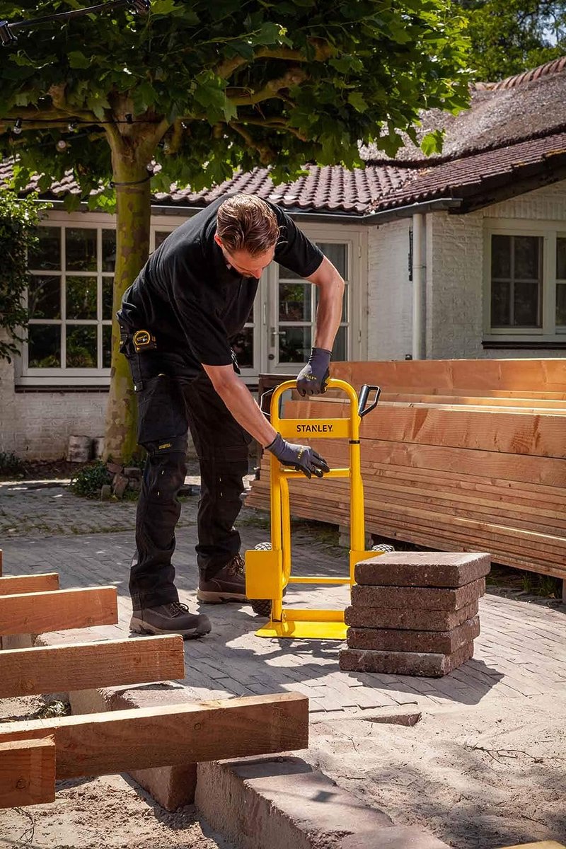 Cărucior manual Stanley FT520 din oțel, capacitate 125 kg