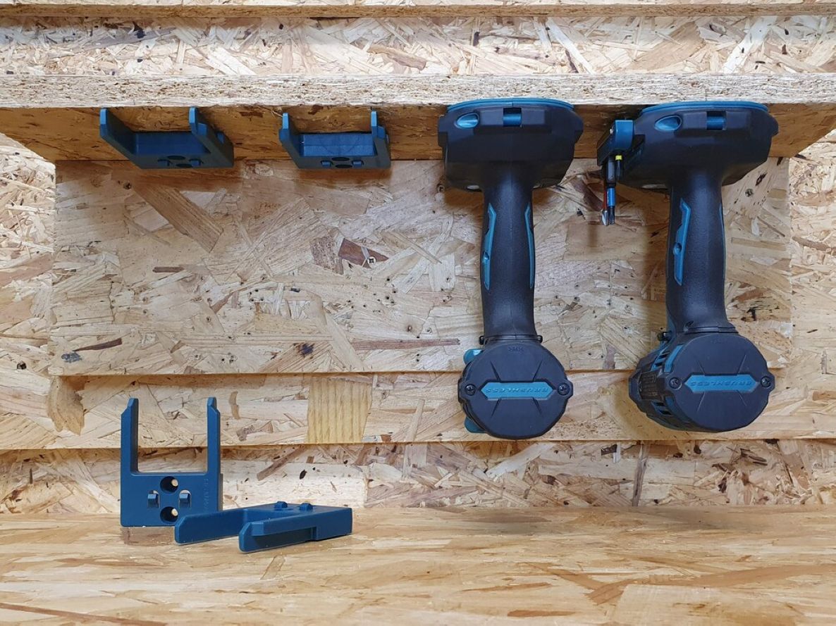 Porte-outils StealthMounts TM-MK40-BLU-4 bleus pour Makita 40v XGT (lot de 4)
