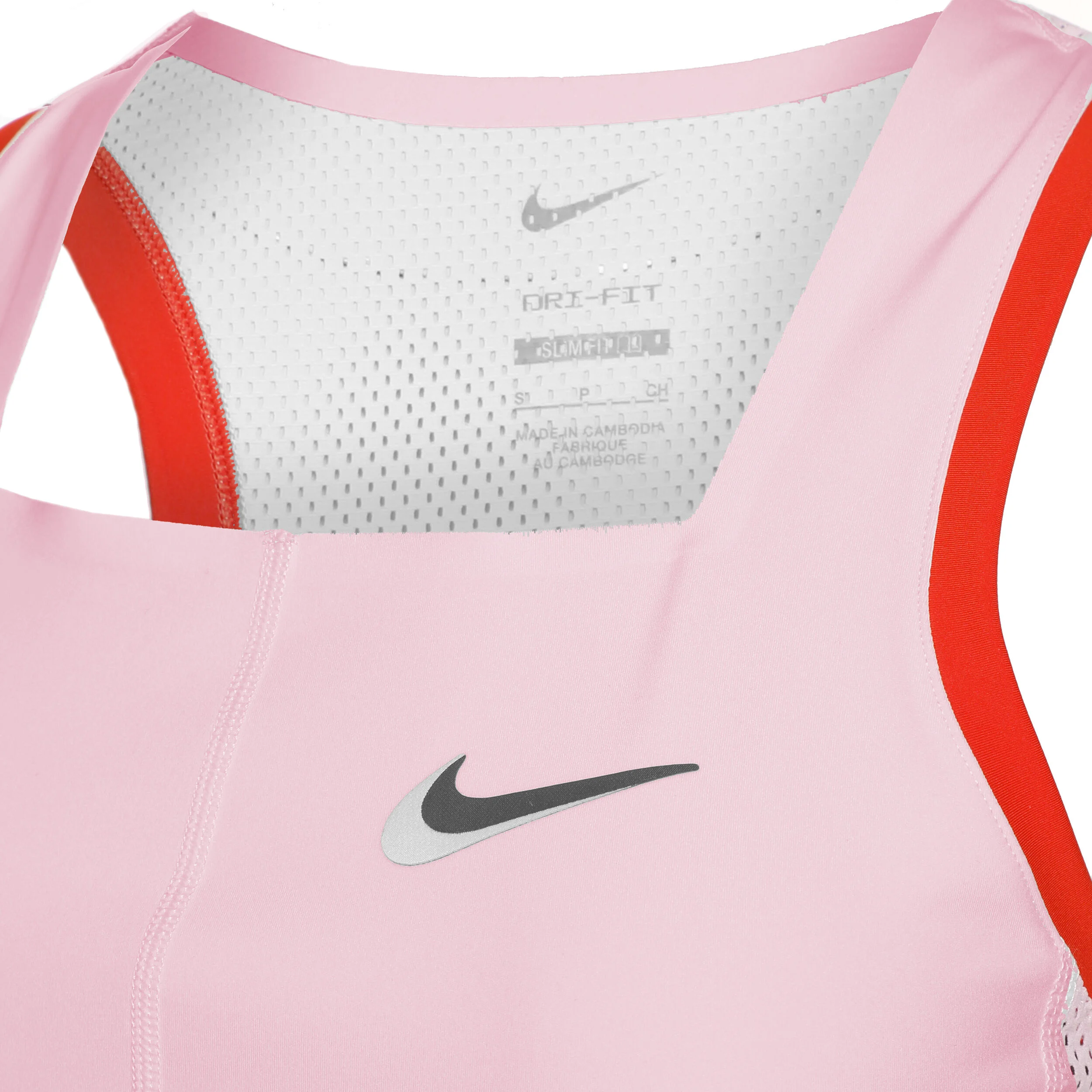Court Dri-Fit Slam Tank-Top Damen - Rosa, Weiß