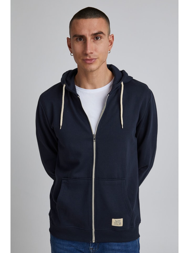 BLEND Kapuzensweatjacke BHNOAH - 701628  Modische Kapuzensweatjacke in Blau günstig kaufen