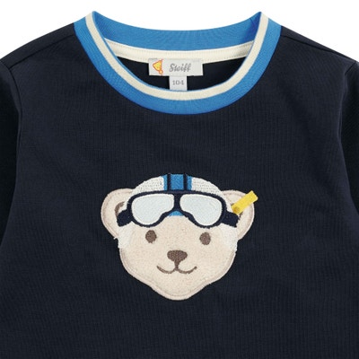 T-Shirt langarm, dunkelblau für Jungs