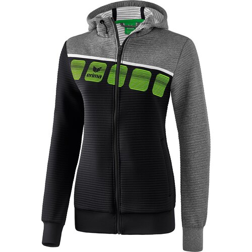 FUSSBALL - TEAMSPORT TEXTIL - JACKEN 5-C TRAININGSJACKE KAPUZE DAMEN