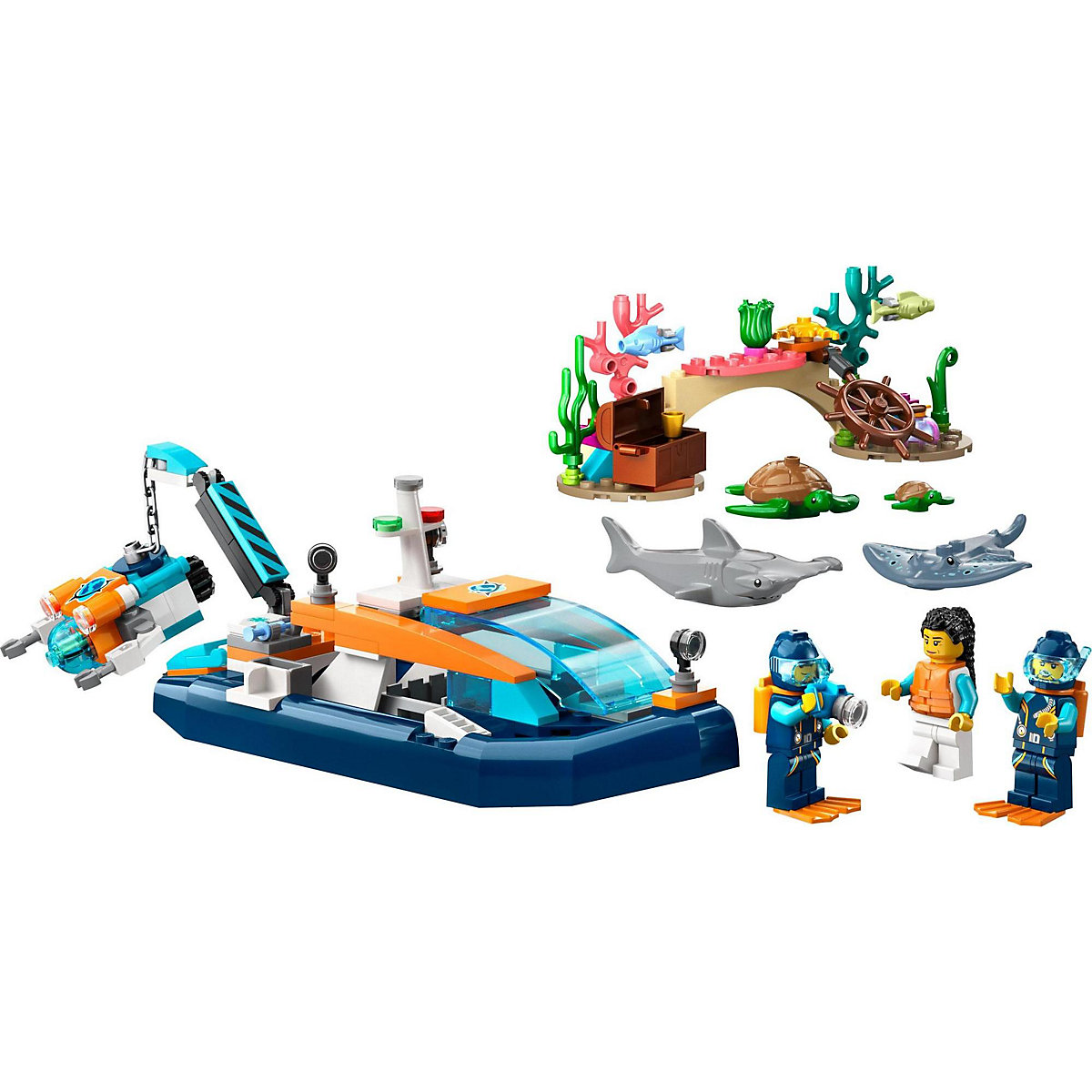 LEGO® City 60377 Meeresforscher-Boot