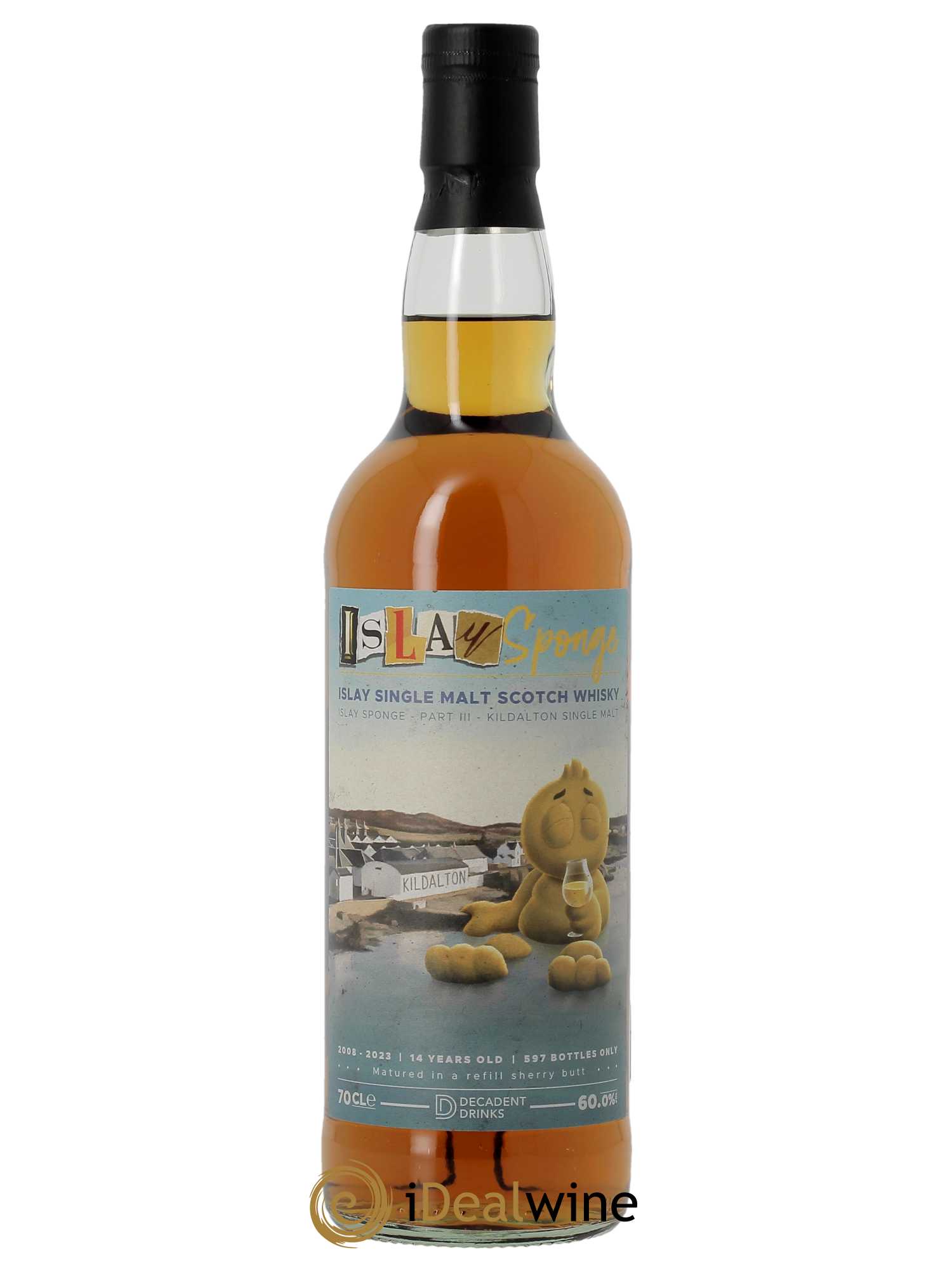 Whisky 14 ans Sponge Part 3 Kildalton D.D. (70cl)  - Lot de 1 Bouteille