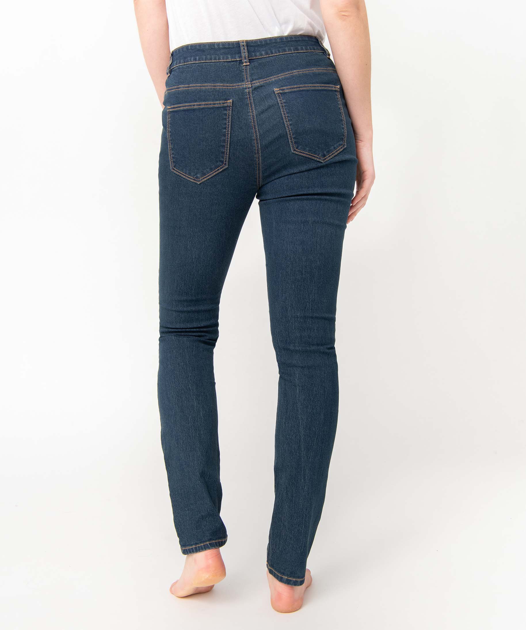 Jean femme coupe Slim stretch brut | GEMO