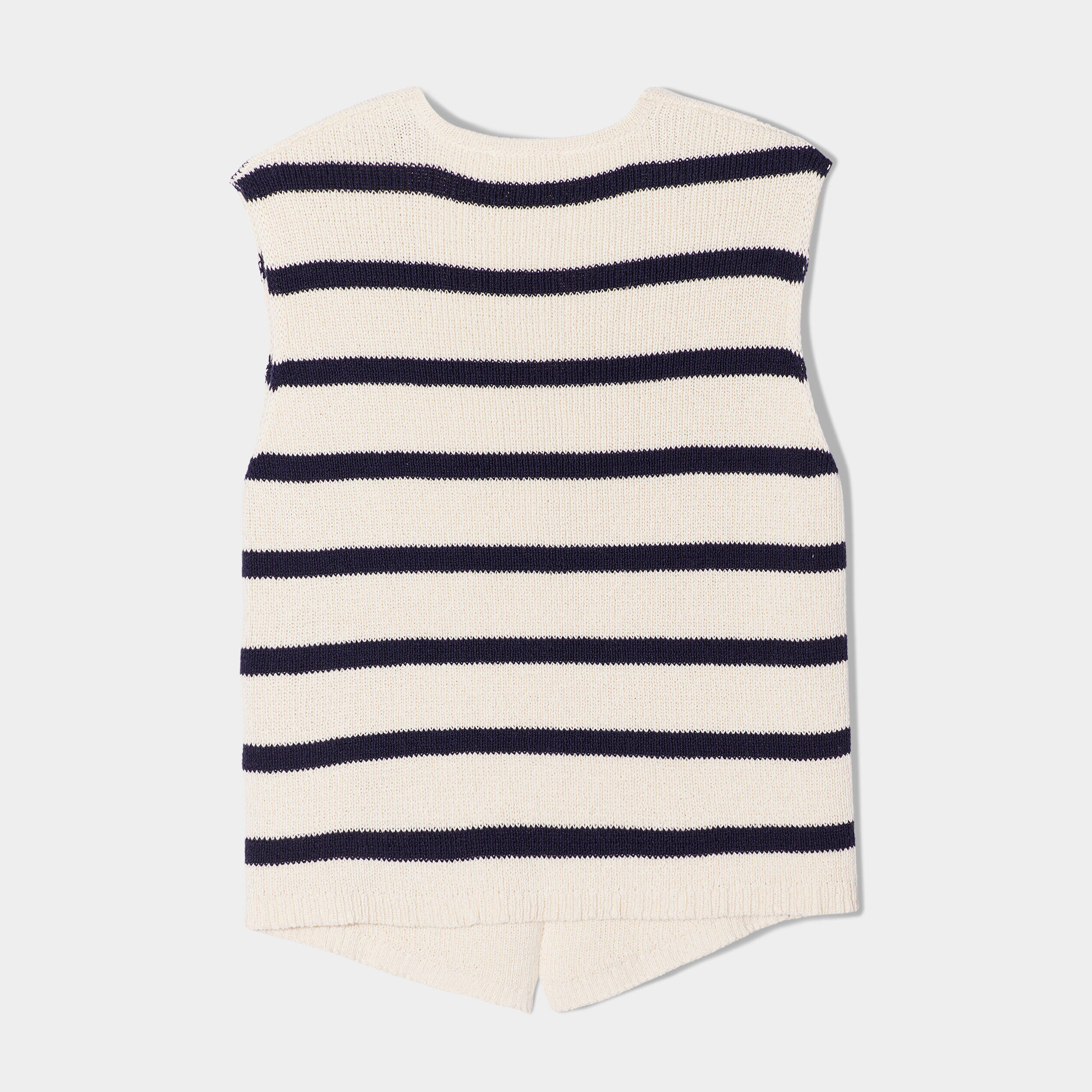 Gilet sans manches ecru femme | Cache Cache