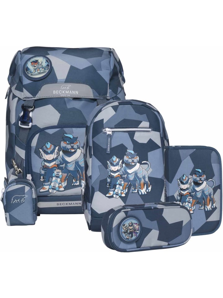 BECKMANN Beckmann Schulranzenset Classic 22 - 6-Tlg. Set Tiger Race günstig kaufen onesize