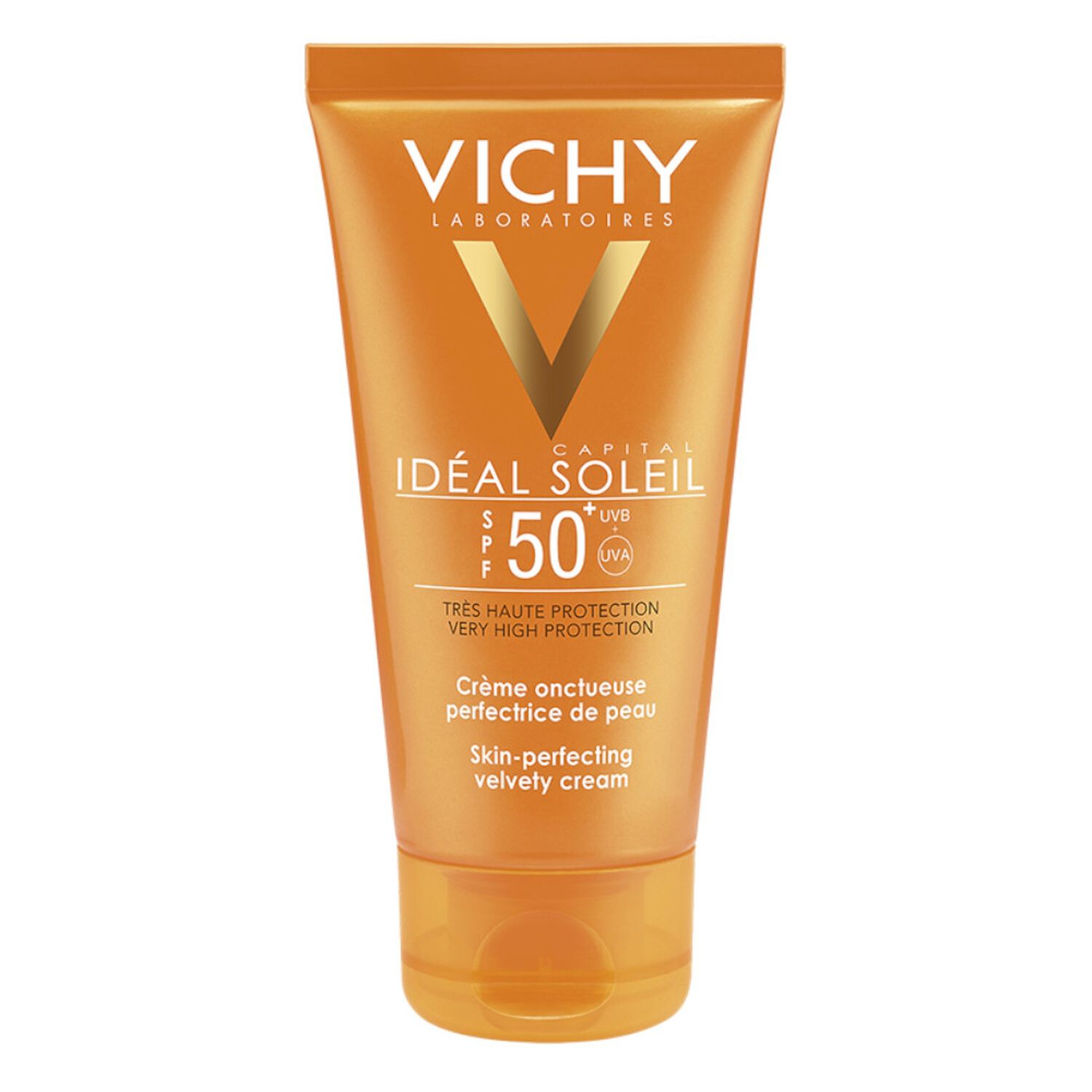 Vichy Idéal Soleil SPF 50+ Crème Visage Onctueuse Perfectrice de Peau 50 ml