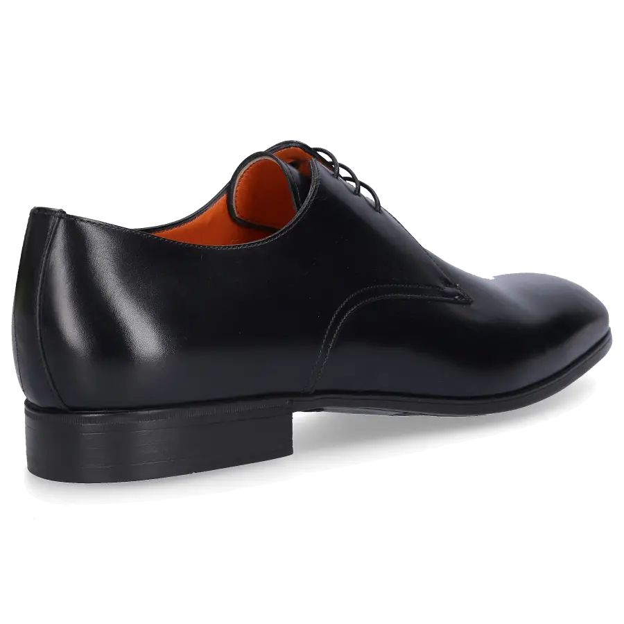 Santoni - Businessschuhe Derby 15018 Kalbsleder - schwarz