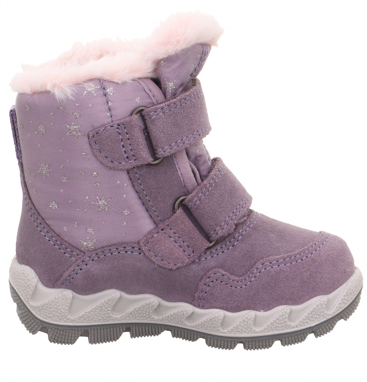 ICEBIRD - Lila/Rosa Boots mit Klettverschluss
