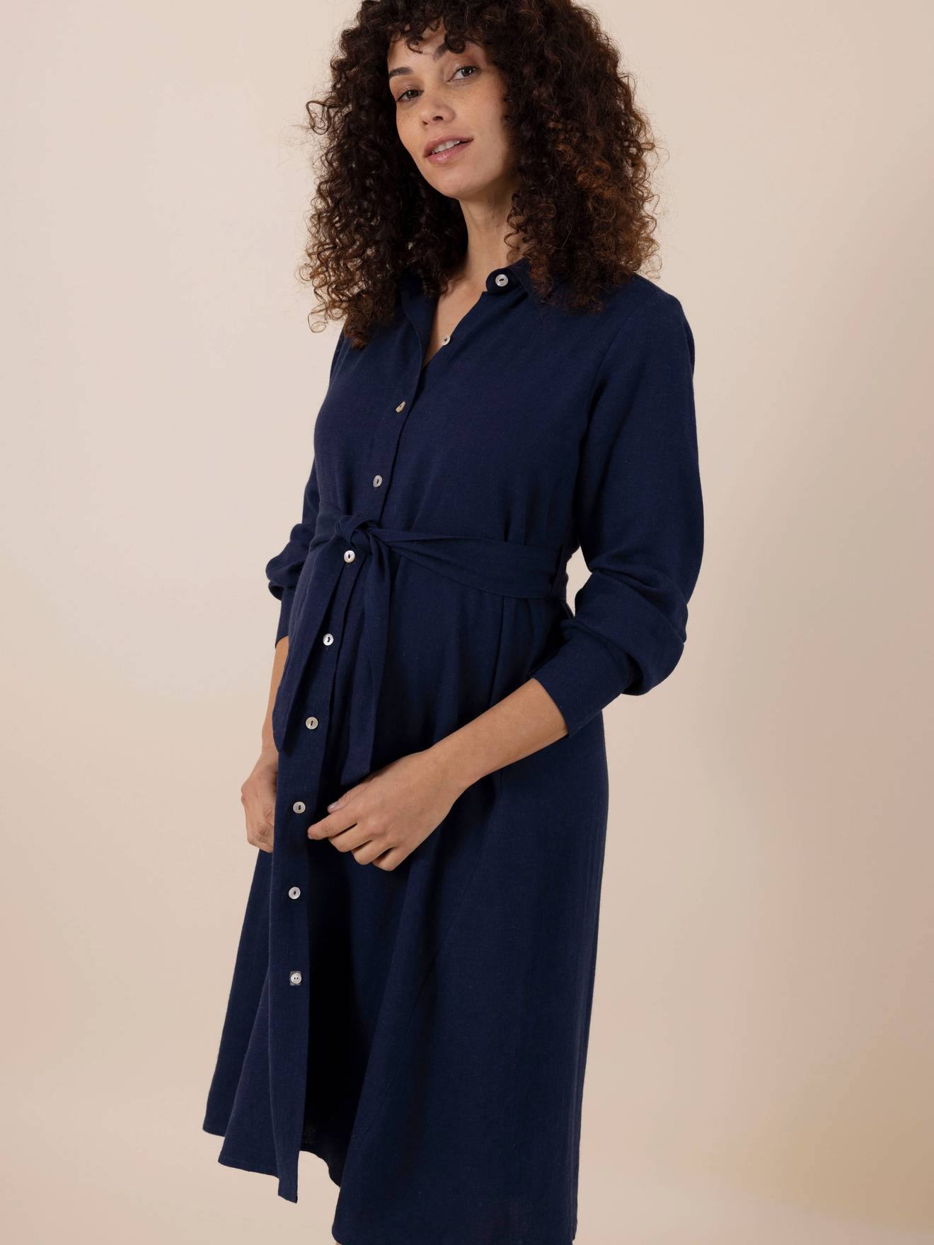 Envie de Fraise Kleid für Schwangerschaft & Stillzeit AINA ENVIE DE FRAISE - marine