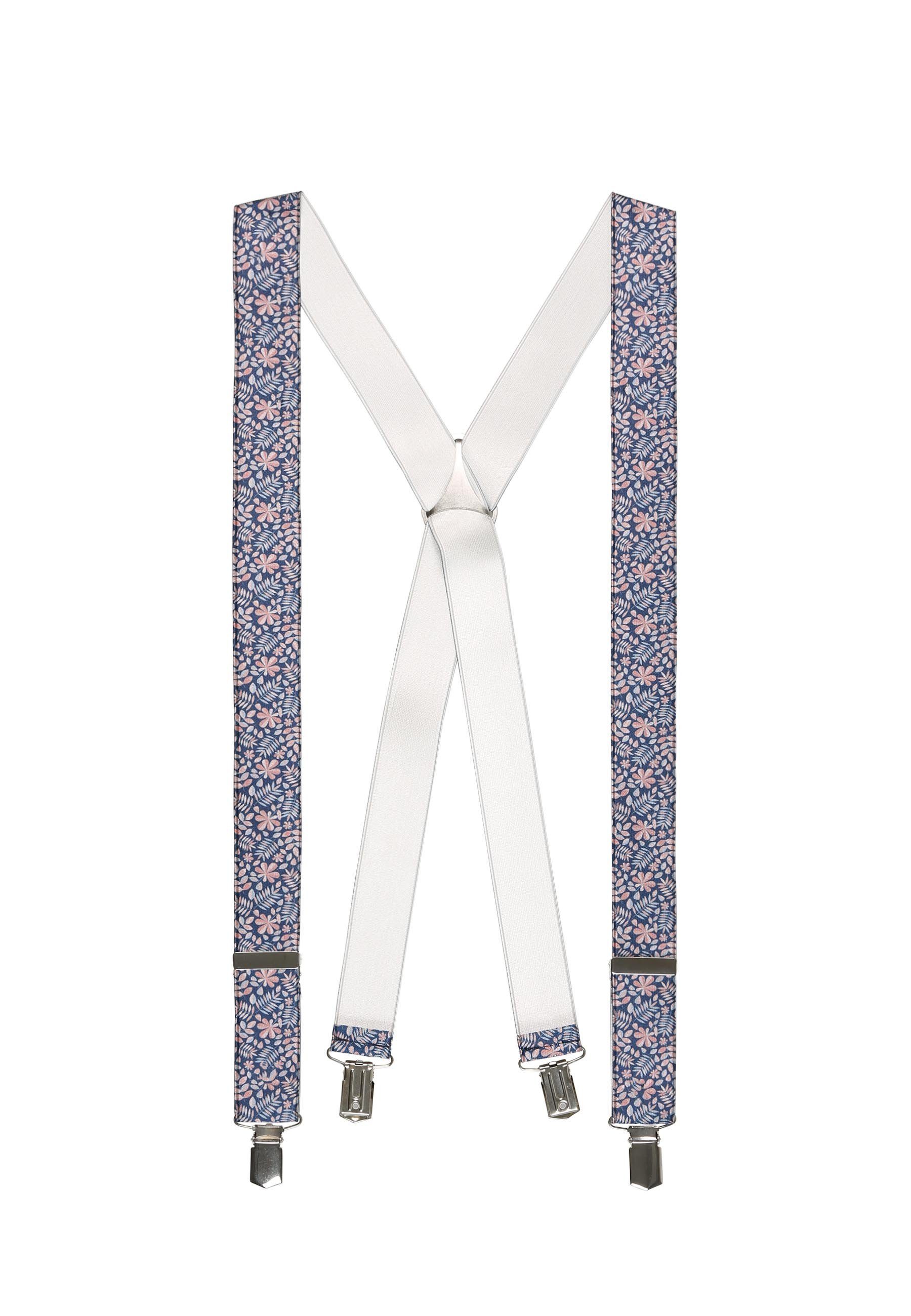 LLOYD Men’s Belts Hosenträger LLOYD-Hosenträger 35 mm satiniert, 2-streifig allover mit Metallkreuz