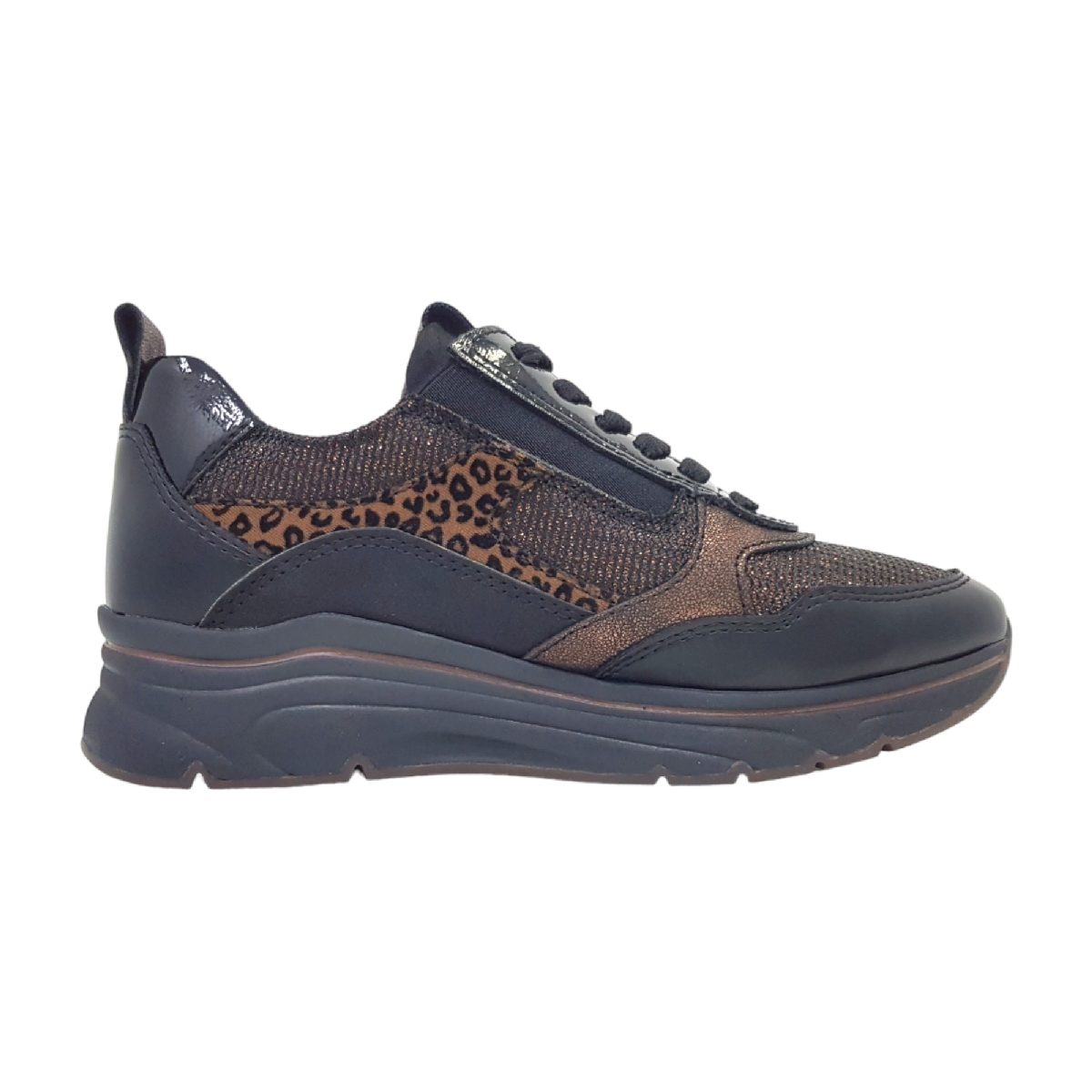 Tamaris M2372141 Women Lace-up 1-23721-41/988 Schwarz 988 bronce comb