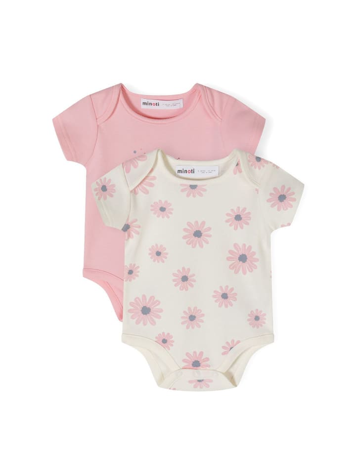 Minoti 2er. Set: Kurzarmbody 24babypack21 in weiß günstig kaufen