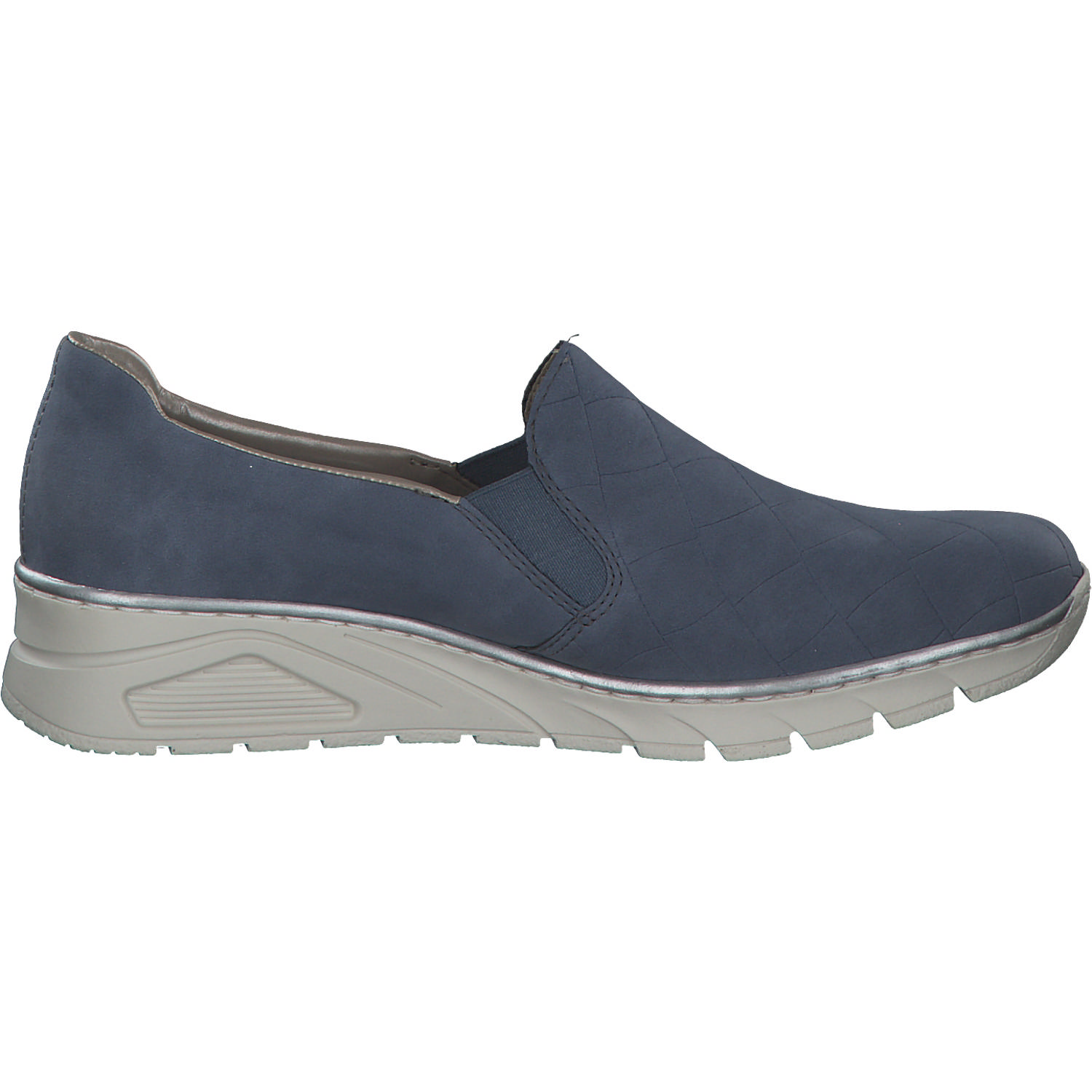 Rieker N3363, Slipper, Damen, lightblue