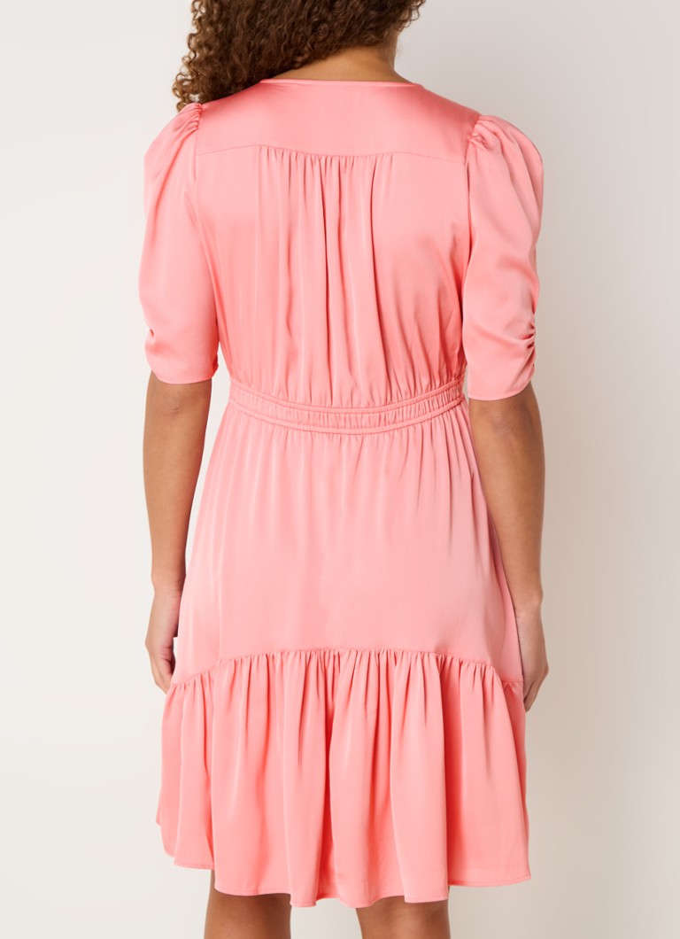 Rochie scurtă Hugo Boss Dizziano cu mâneci bufante