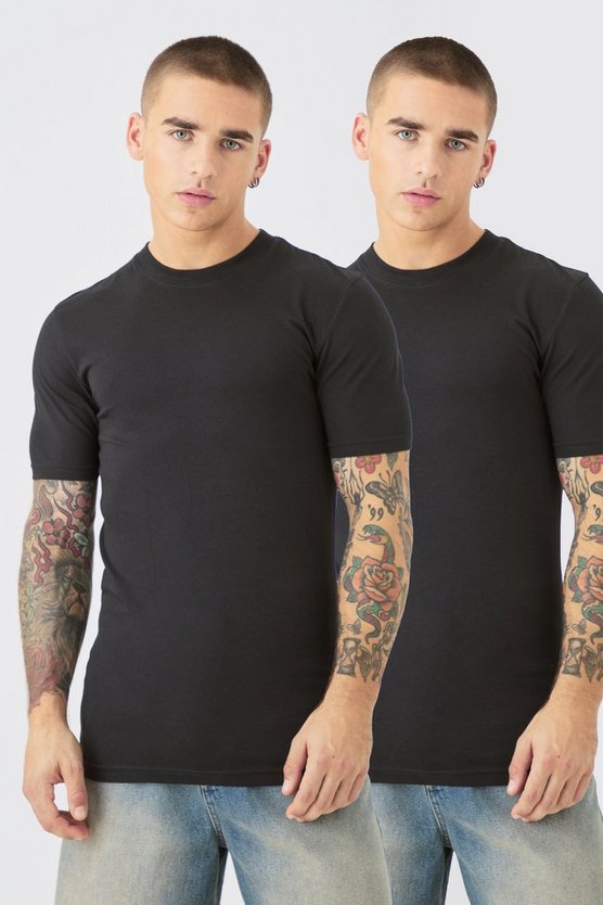 2er-Pack Muscle-Fit T-Shirt