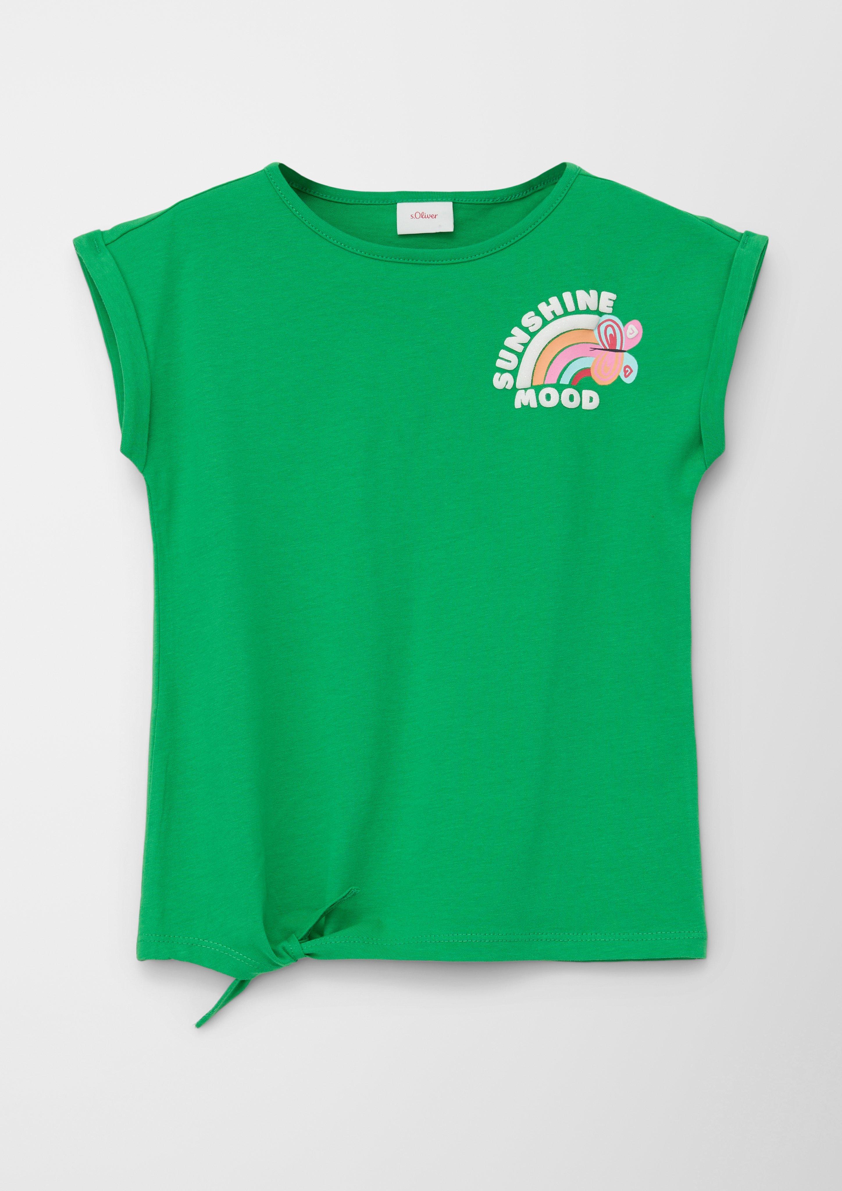 T-Shirt mit Knotendetail  2130397-7590