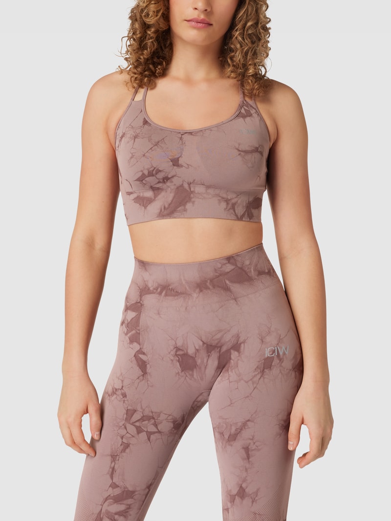 Bustier in Batik-Optik Modell 'Define Seamless Tie Dye' in mauve