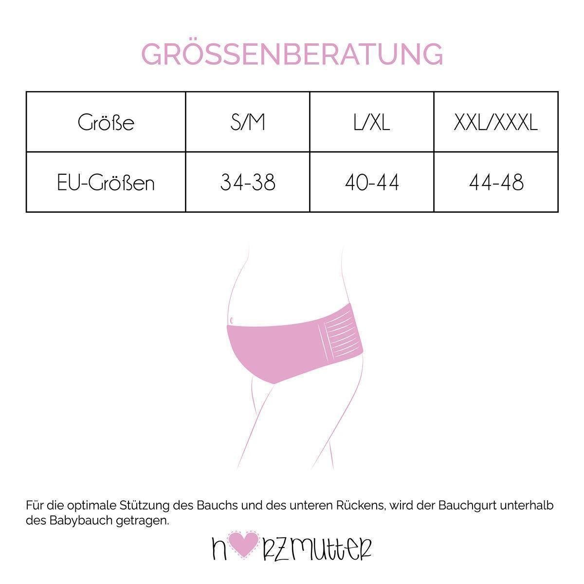 Herzmutter Bauchband Bauchgurt Schwangerschaft - entlastend-stützend (1-tlg)