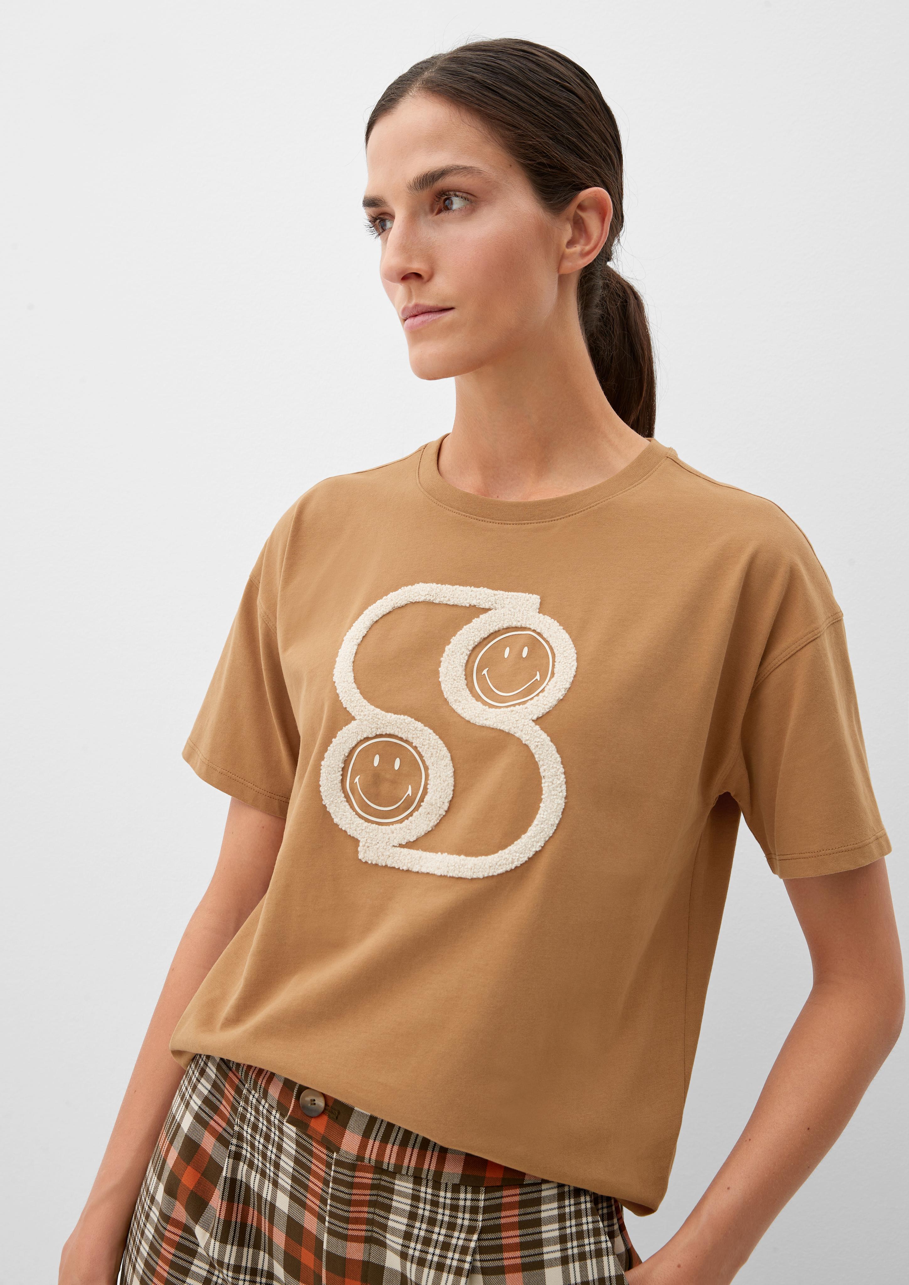 T-Shirt mit Smiley-Print  2121769-84D1